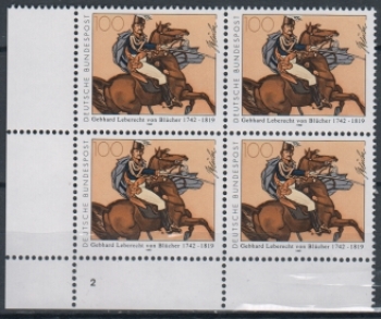 BRD 1641 Viererblock ** - 1992
